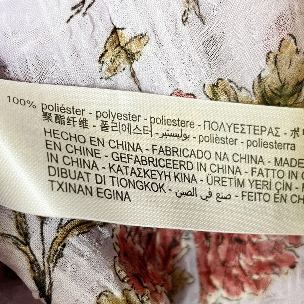 Zara Floral Print Blouse - Picture 8 of 8